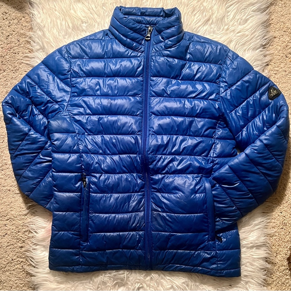 Spire by Galaxy Women’s Blue Lightweight Puffer Jacket! Sz S! Cozy in the Cold!